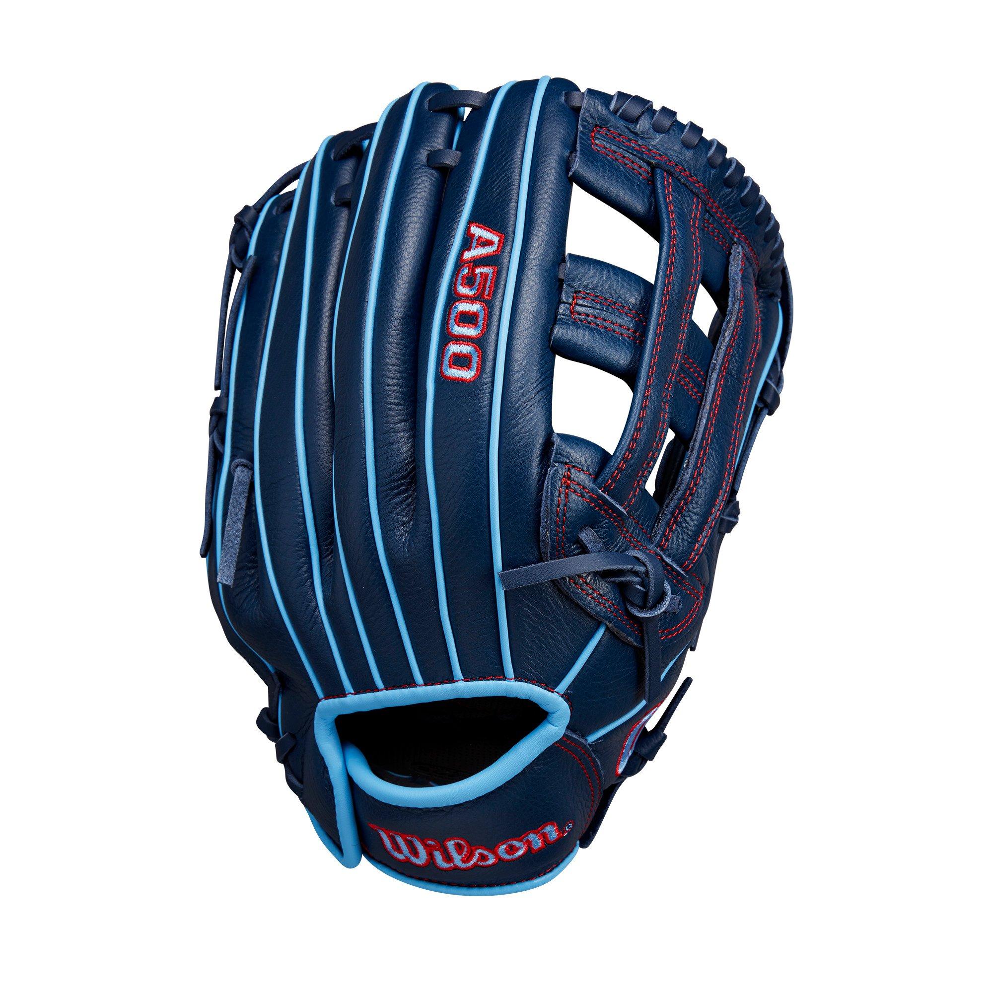 Wilson A500 12-Inch Baseball Glove Navy | Hibbett